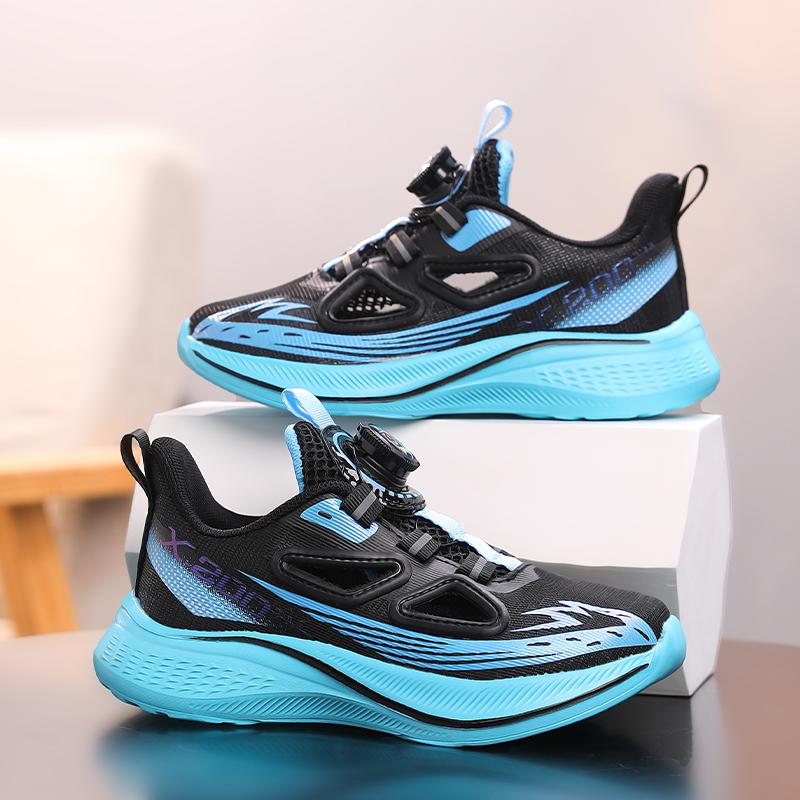 Summer Children Sneaker Boys Running Shoes New Fashion Knit Lightweight Soft Kids Tennis Sneaker Casual Sports Shoes for Boy