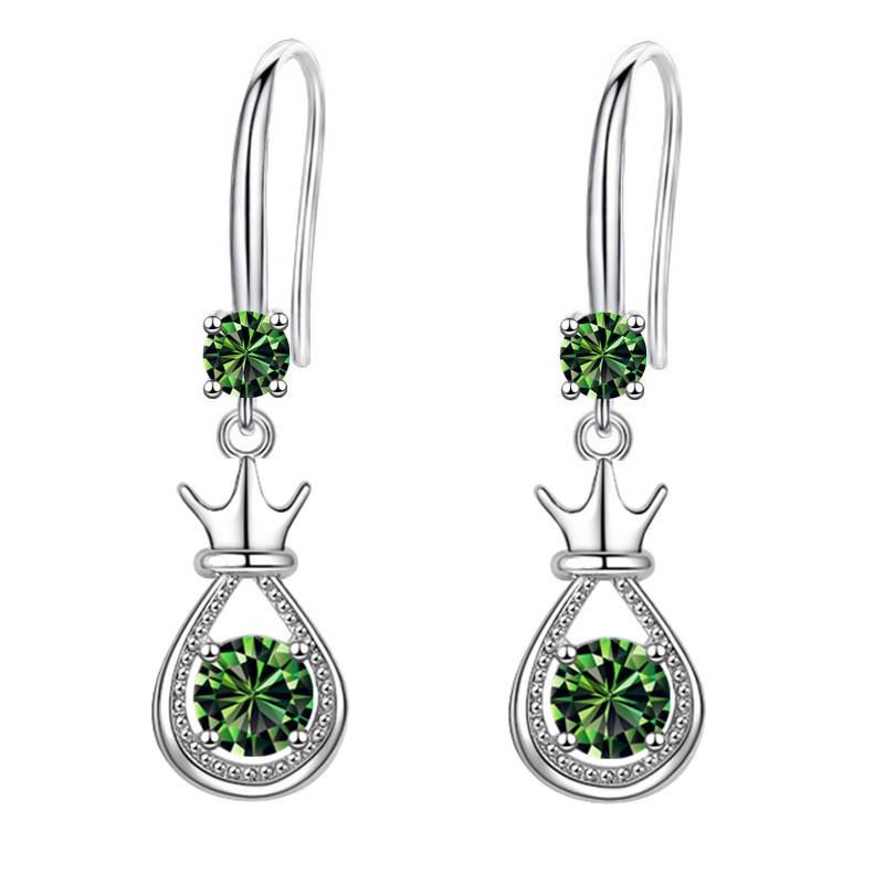 Tiara Ohrringe Damen Senior Sense All Matching Wassertropfen Ohrringe Langer Abschnitt Senior Sense Temperament Ohrhaken