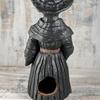 Plague Doctor Incense Burner Halloween Ornament Mr. Mini Crow Statue Effective Stress Anxiety Relief Home Decoration Prop
