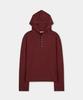 EXCONTAINER Henley Neck Hooded Long Sleeve (Burgundy)