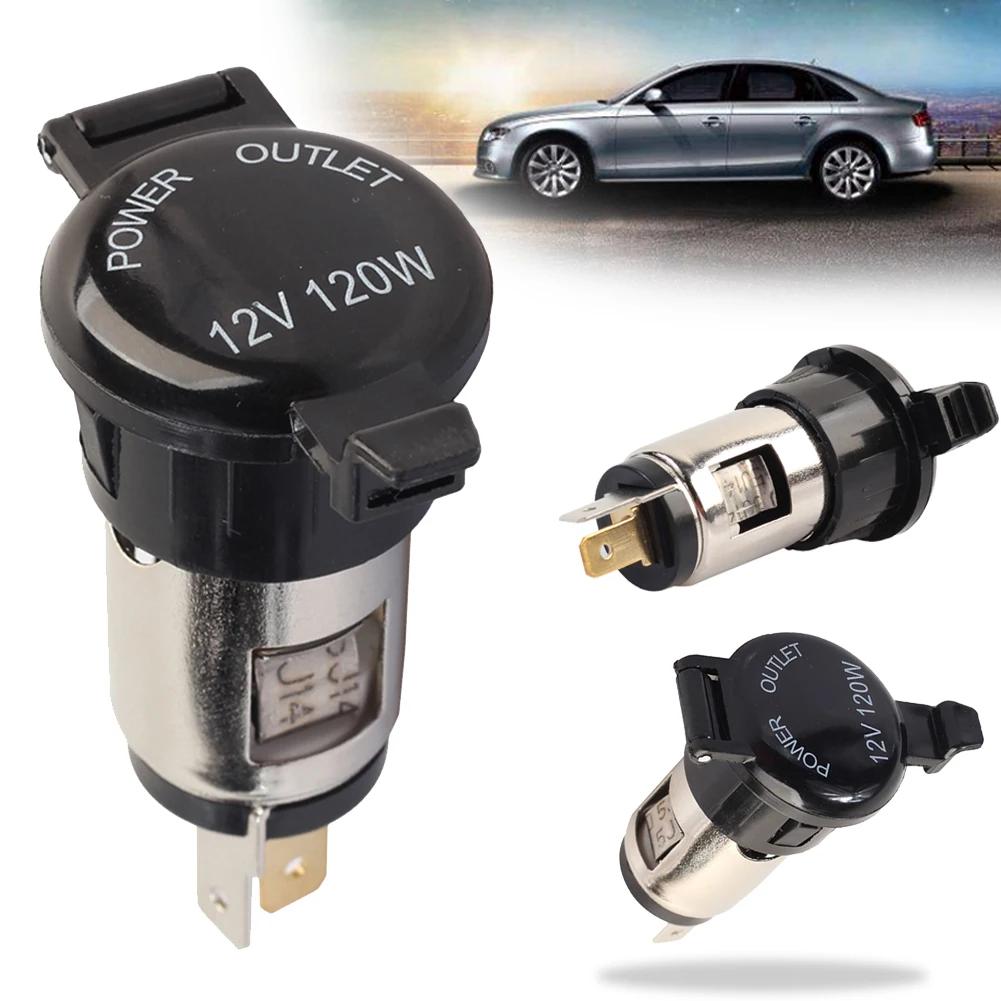 1-5Pcs Cigarette Lighter Female Socket 12-24V Power Plug Case Female Cover Seat With Waterproof Cover Case Auto Accessories