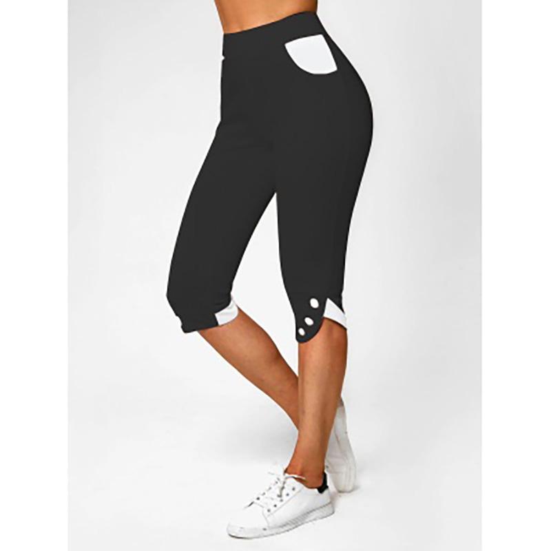 

Женщины Мода Сексуальные леггинсы Сексуальные тощие леггинсы длиной до колена Высокая талия Повседневная Тонкая спорт Йога Бег Карандаш Леггинсы