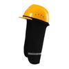 Safety Hat Sunshade Sun Blocking Reflective Stripes Neck Cover for Adult Outdoor Sport Workplaces Safety Helmet