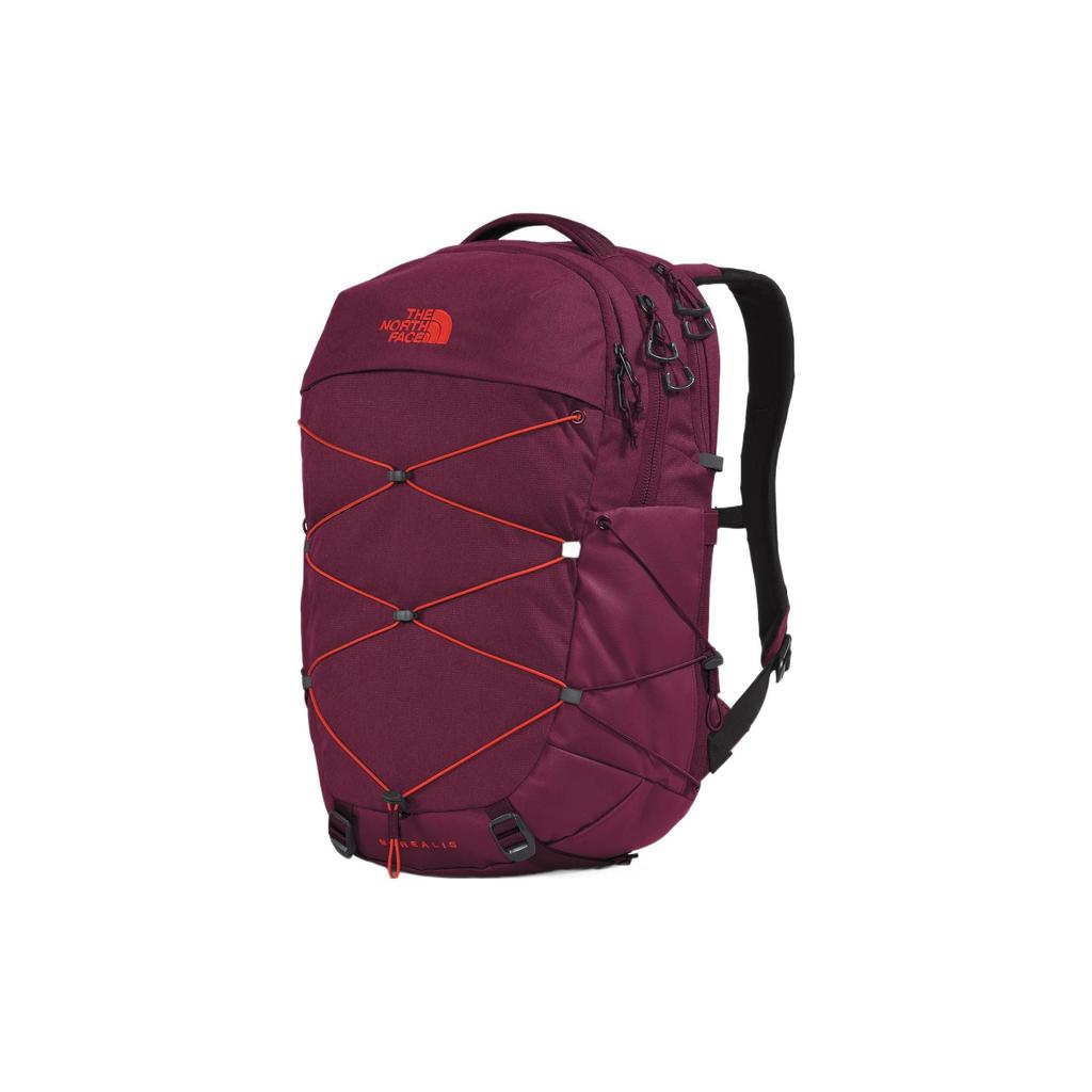 The North Face 27L Letter Logo Zipper Backpack Outdoor Bag Women Backpack Purple NF0A52SIOHE