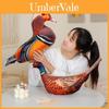 Soft Plush Animal Pillow With Realistic Design Featuring Colorful Rooster Hen And Bird Toys