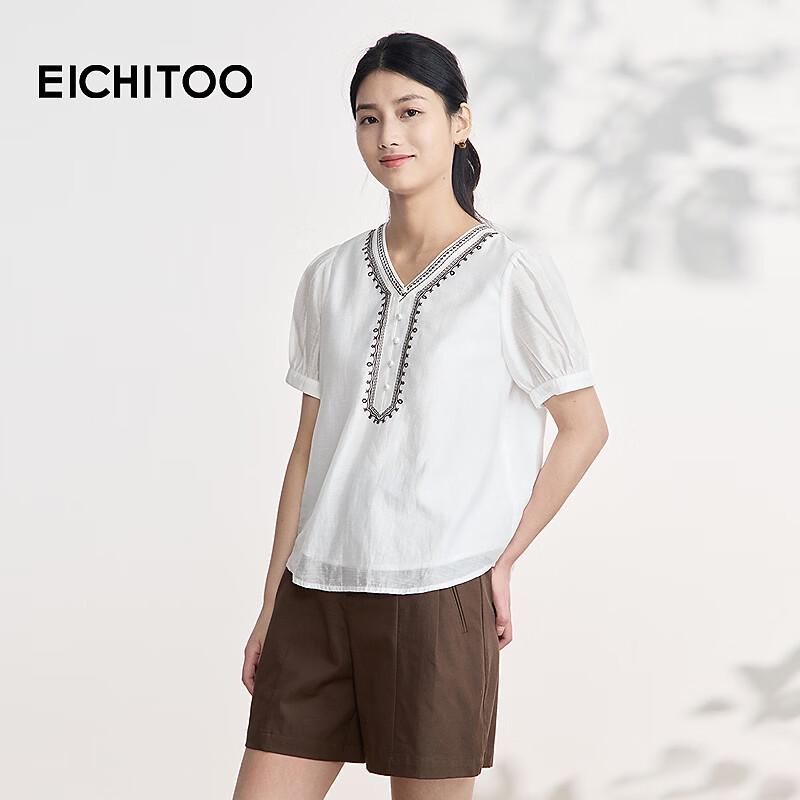 EICHITOO Nomadic Resort Chiffon Blouse M