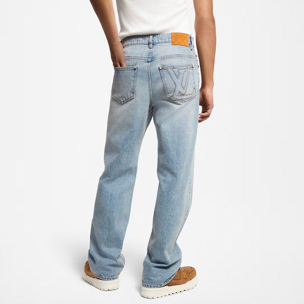 Louis Vuitton SS25 Jeans Skateboard Edition Men's Blue 1AGIXM