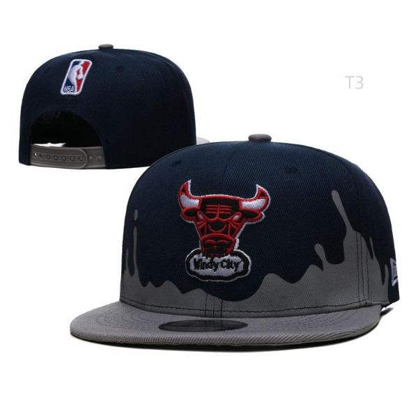 Source Baseball Cap Basketball League Bull Hat Street American Retro Embroidery Flat Edge Bull Head Casual Hat