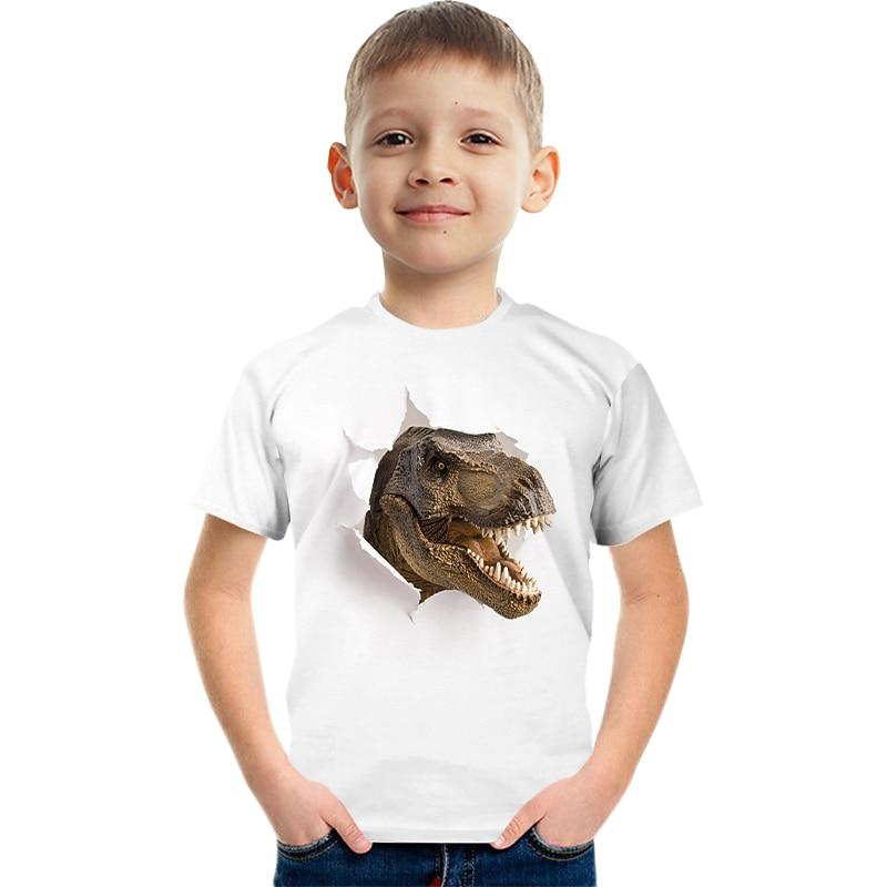 Boys 3D Graphic Animal 3D Print T Shirt Tee Short Sleeve 3D Print Summer Active Cute Basic Kids 3-12 Years School