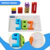 Number Building Blocks Stacking Game Educational Toy Counting 1-10 Digital Toys Math Learning