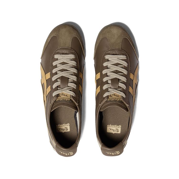 ONITSUKA TIGER MEXICO 66 Breathable Low Top Casual Shoes Unisex Brown Sneakers 1183C102-203
