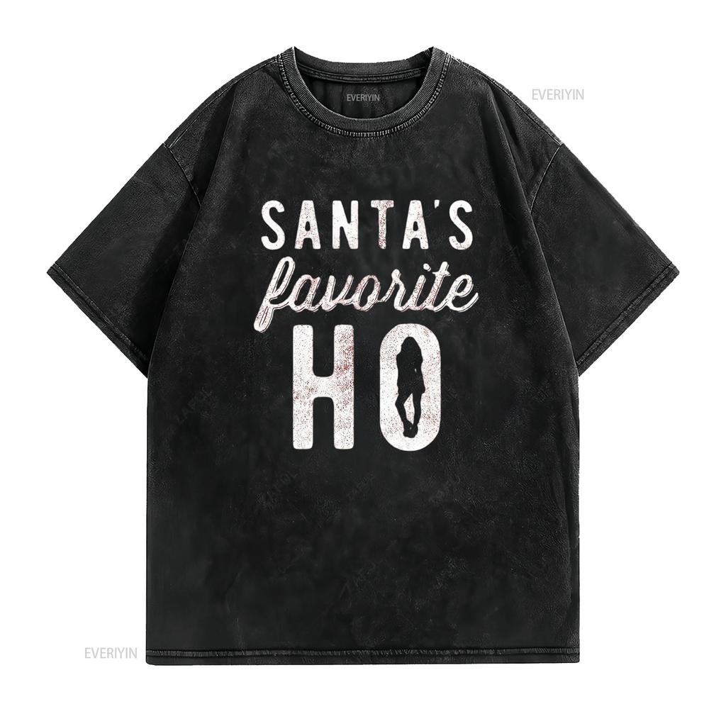 Crazy Dog Damen T-Shirt Lustig Sarkastischer Humor Weihnachten für Feiertagspartys Schwarz Vintage Gewaschen Lässig Streetwear Vielseitig