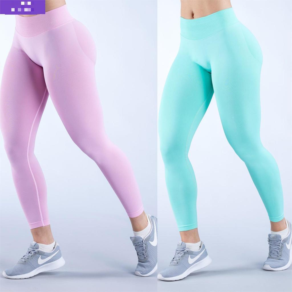 Yoga Seamless Ruffled Waist Butt-Lifting Cropped Pants
