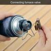 1PC/2PCS Portable Gas Stove Adapter Aluminum Alloy Camping Converter Lightweight Conversion Head Compact for Outdoor Cooking