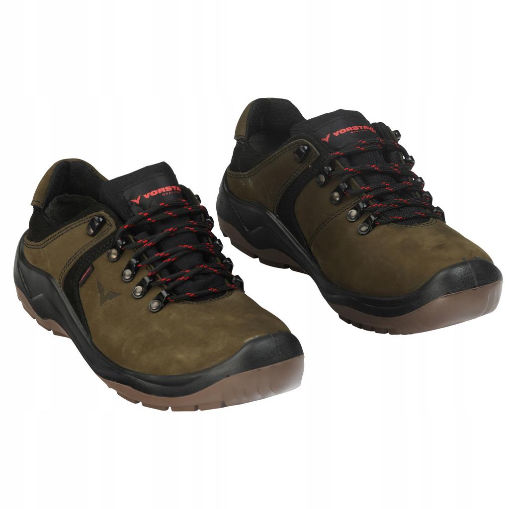 Men's work shoes, protective, waterproof, QUALITAT 45 Vorstahl leather