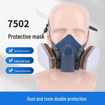 Moufou 7502 Silicone Half-Face Respirator