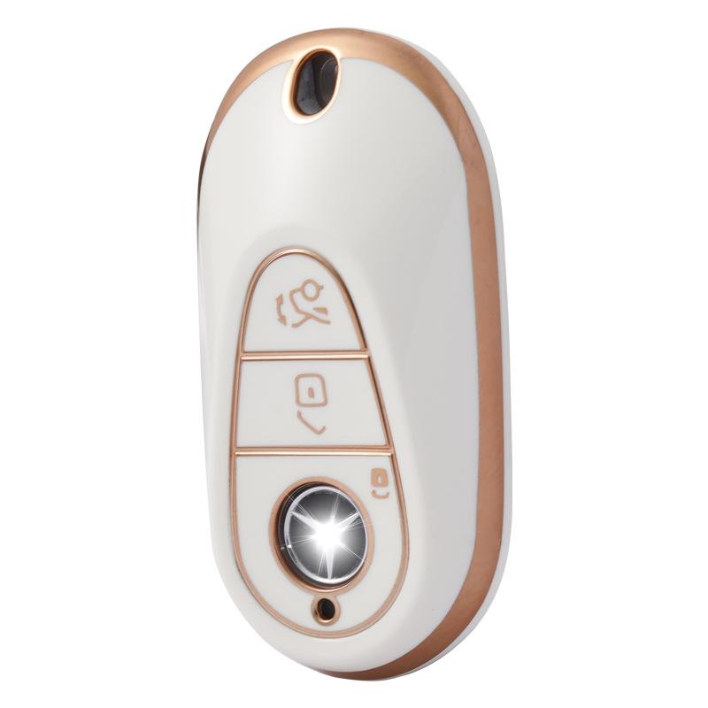 Heißes TPU Neue Autoschlüsselhülle Abdeckung Schale Für Mercedes Benz 2021 C /S Klasse W223 W206 S350L S400L S450L S500L Schutz Zubehör