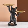 Statue Ornament Sculptures, Desktop Decorations Fruit Tray Gift Desk Storage for Home, Living Room,