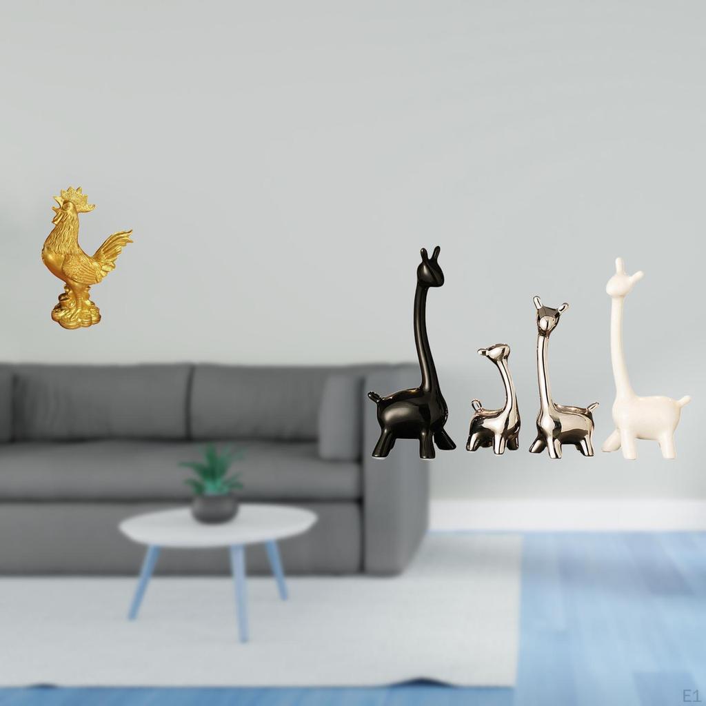 Feng Shui And Giraffe Ceramic Statue Home Decor Creative Centerpiece for Birthday Anniversaries