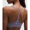 Lululemon Flow Y BrA Nulu  Light Support  A C Cups grApe Mist
