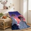 Lost In The Cloud Throw Lightweight 240G Flannel Blanket Soft Skin-Friendly For Summer Cooling