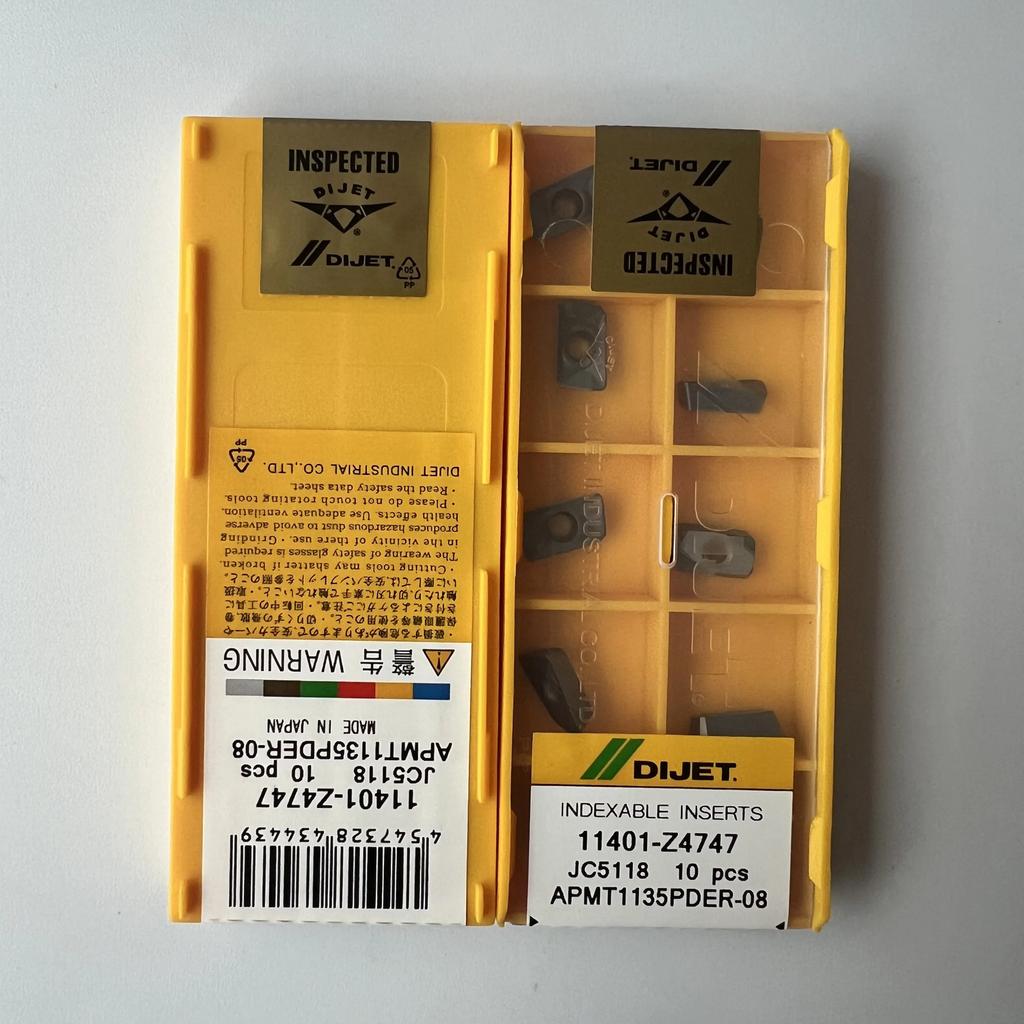 Original / APMT1135PDER-08 JC5118 /CNC cemented carbide blade 10 Pcs