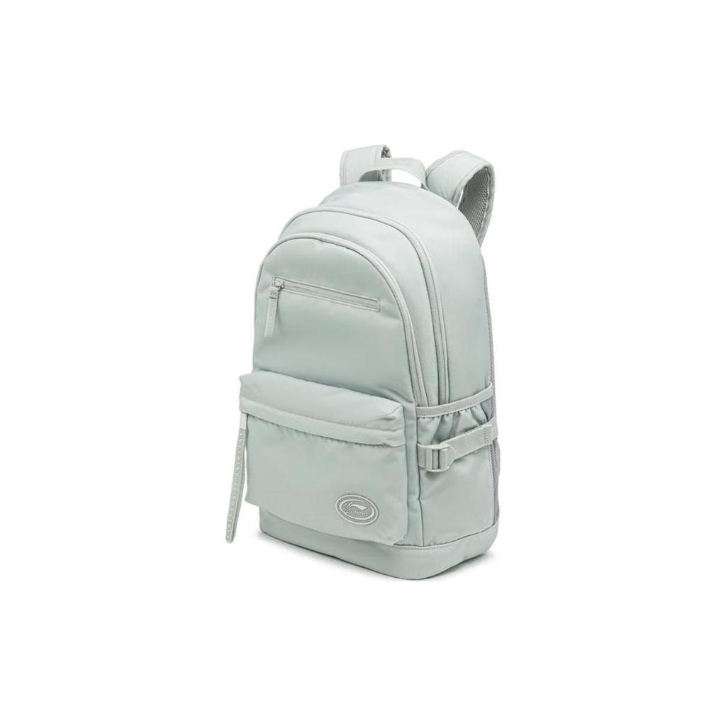 New LiNing Sports Life Collection Polyester Backpack Sports Bag Backpack Unisex Mist Gray ABSU001-1
