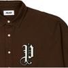 Palace Old English Shirt Nice Brown Unisex Tops P25SHT024