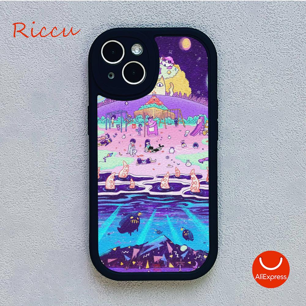 Omori Game Fanart Phone Case for Iphone 14 13 11 12 Pro MAX 13 12 MiNi 7 8plus Iphone 14 13 Pro XS XR Lambskin Protective Covers