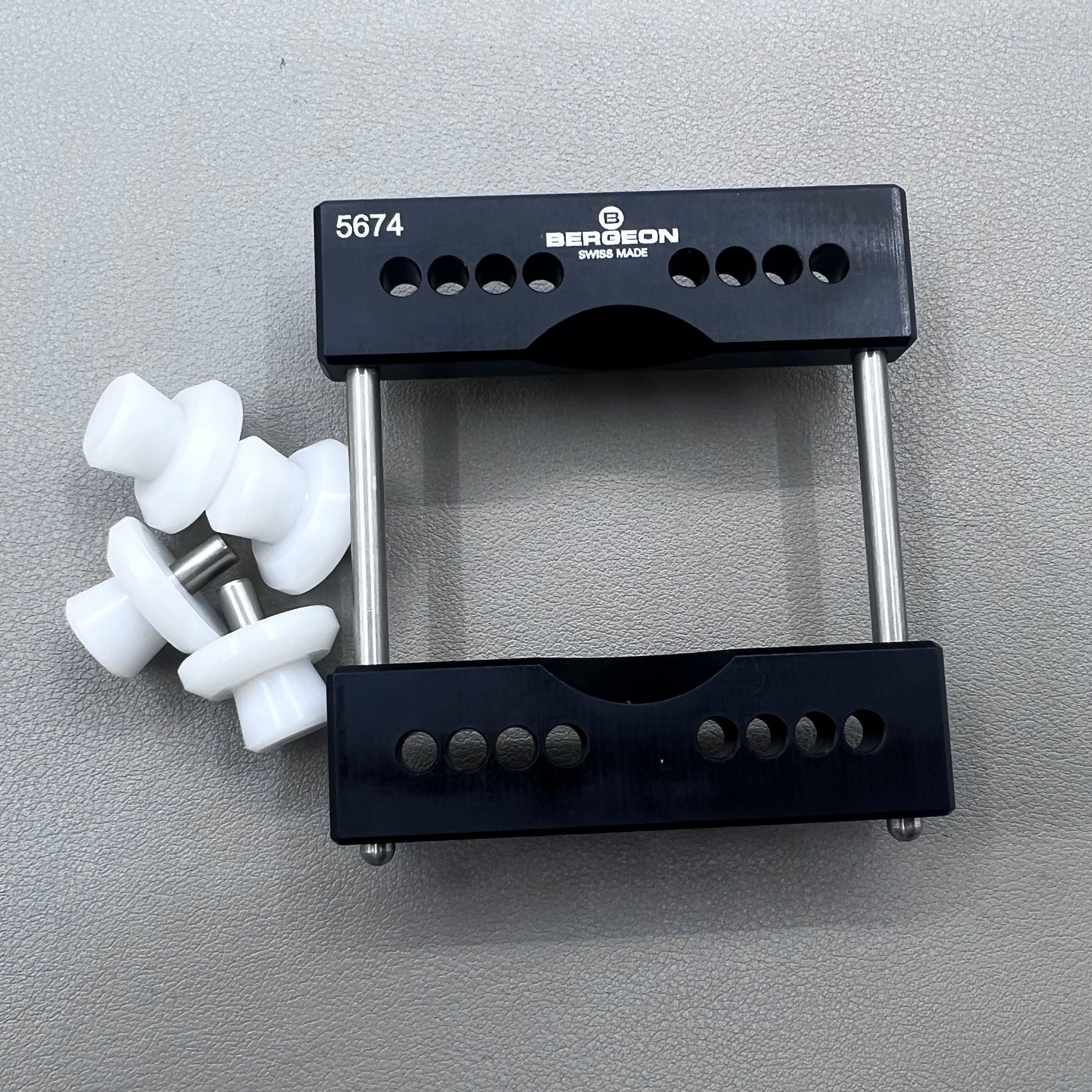 Швейцарский зажим Bergeon 5674 Держатель губок для тисков Инструмент для корпуса часов