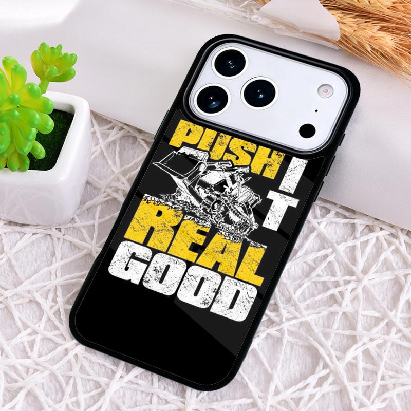 

Excavator Construction Phone Case for iPhone 17 Air 16 15 11 12 14 13 Pro Max Shockproof Cover iPhone 14 Pro Max