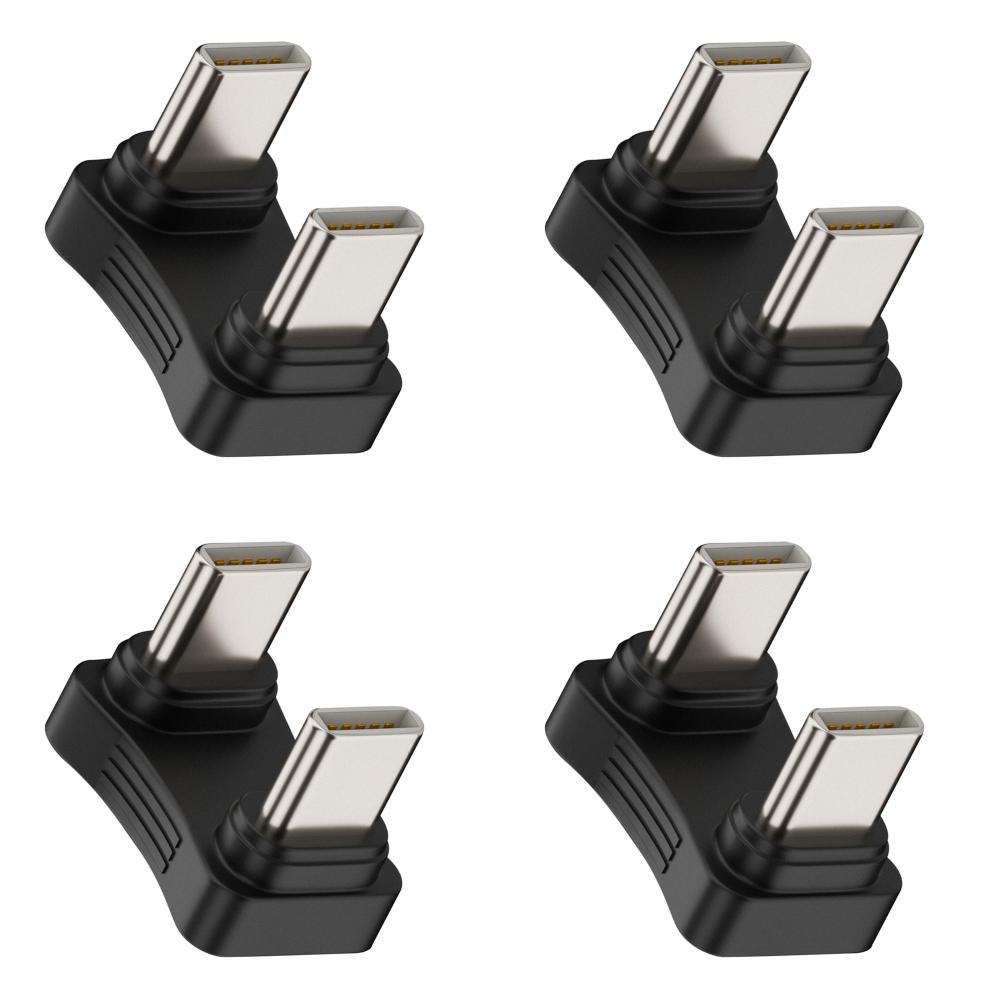 

2 в 1 PD65W 480 Мбит/с Male-Male Type-C 2.0 конвертер адаптер для телефона ноутбука