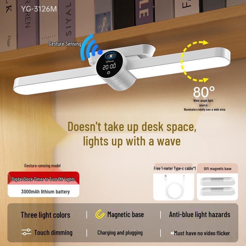 

Yage Rechargeable Eye-Protecting Desk Lamp for Students and Dorms Touch Switch