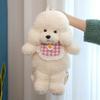 Teddy Bear Plush Backpack for Kids Cute Puppy Toy & Snack Bag Soft Girls Shoulders Bag Preschooler Schoolbags for Daycare Picnics