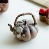 160ml Chinese High Grade Ceramic Teapot Handmade Pumpkin Tea Pot Beauty Tea Infuser Pottery Kettle Household Tea Set Teaware