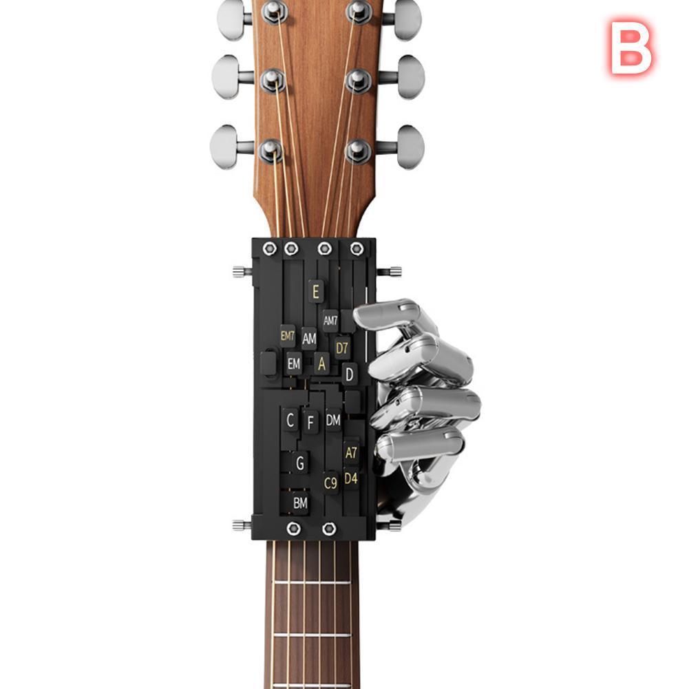 Beginners Guitar Chord Trainer Guitar Auxiliary Practice Tool One-key Chord Aid Finger Exerciser Scale Assistant Guitar Aid