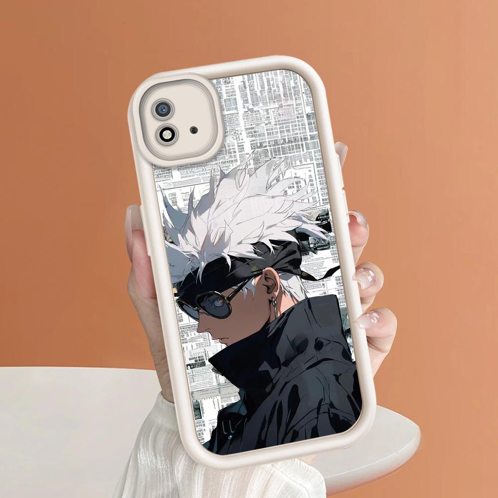 Model de imprimare cu scară pătrată din silicon moale Carcasa telefonului Acoperă completă Cameră de protecție antișoc Carcasă din cauciuc pentru OPPO Realme