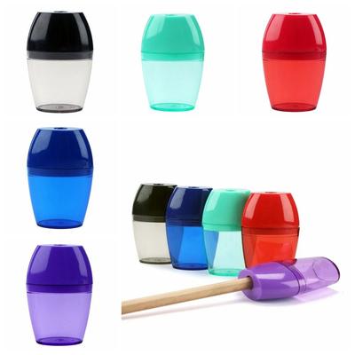 Tragbarer 5-Bonbon-Bleistiftspitzer, Einzelloch, praktischer Bleistiftspitzer, Schreibwaren