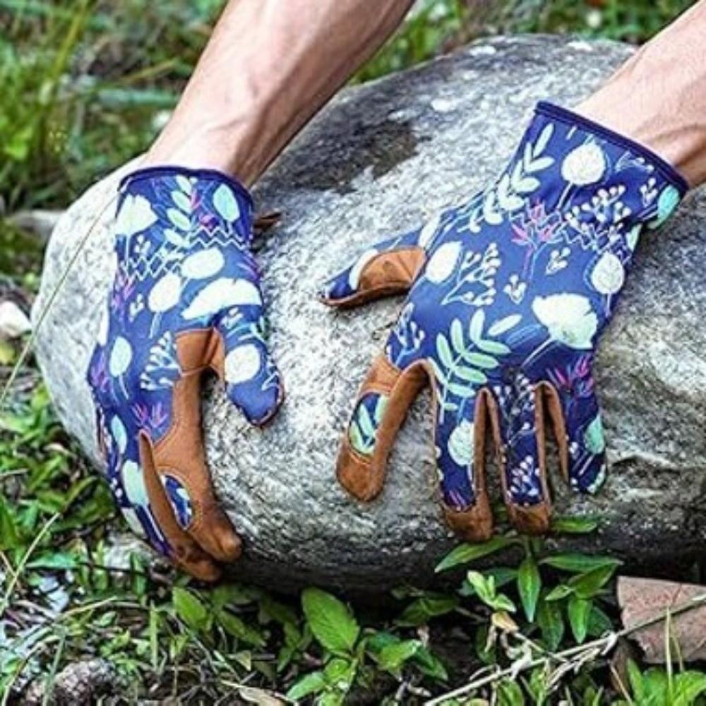 Microfiber Leather Gloves Anti-Tangle Thorn-Proof Gloves Women's Gloves Work Gloves  Planting