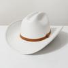 Neuer Stil breiter Woll-Cowboyhut, geeignet für Paare, verdickt, hochwertiger tibetischer Filzhut