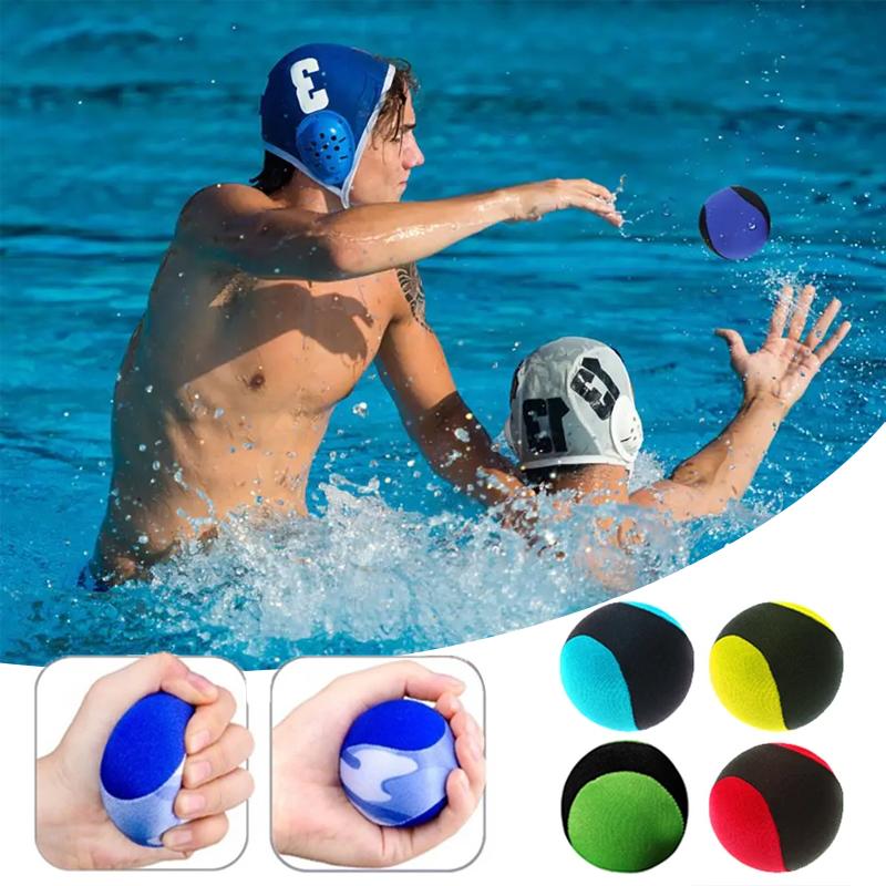 Durable 5.5cm TPR Elastic Ball Water Bouncing Ball Water Surf Game Toy Summer Beach Ball Soft Relaxing Water Jump Balls
