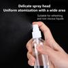 100ml Small Fine Mist Spray Bottle Reusable Mini Empty Plastic Bottle Mini Travel Spray Subpackage Bottle With Pump 4PCS