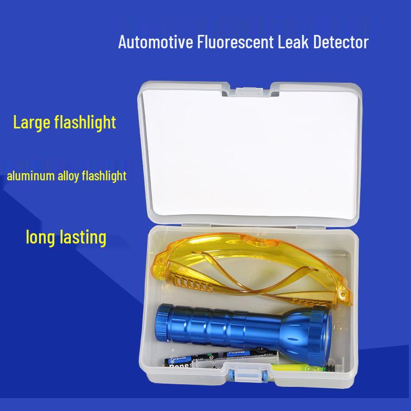 Fluorescent Leak Detection Kit for Car & Home AC – Flashlight & Sealant Tester