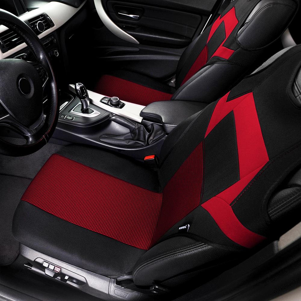 Funda de asiento de lujo estilo chaleco para 2 asientos, juego completo universal, fundas para asientos de coche, decoración de asientos, funda para asiento trasero y delantero, funda protectora para cojín de coche