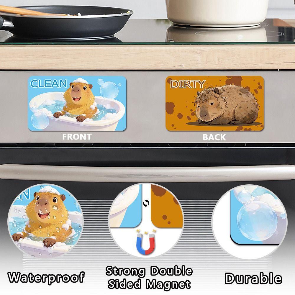 Cartoon Animal Dishwasher Stickers Non-Scratch Dishwasher Sticker Household Use