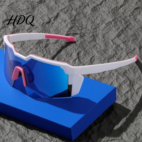 Photochromic Lenses Glasses UV Protection Cycling Glasses Polarized Transition Sports Sunglasses Eyewear Windproof Biking Safety for Men Women Wind