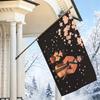 2D Flat - 2D Flat - 1pc 2D Flat, Decorative Banner, Japanese Samurai Cherry Blossom Pattern Single-Sided Printed Flag, Retro Japanese Style Wall Hangi