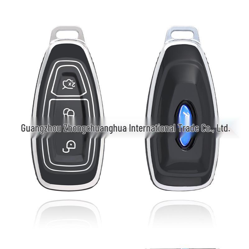 Soft Shell Key Case for Ford: Mondeo, Fiesta, Ecosport, Focus - Full Coverage Protective Shell