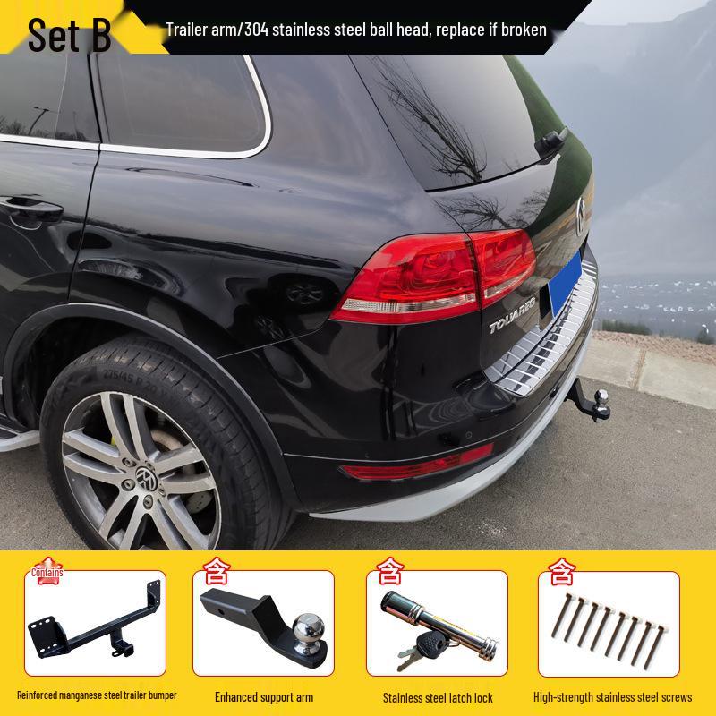 Reinforced Volkswagen Touareg, Touareg-L, Tiguan L Tow Hitch Upgrade Kit