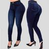 Women Plus Size High Waist Slimming Skinny Jeans Stretch Denim Pencil Pants Fashion